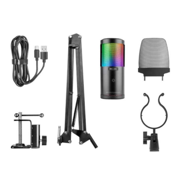 mars gaming microfono mmicsc brazo mecanico argb