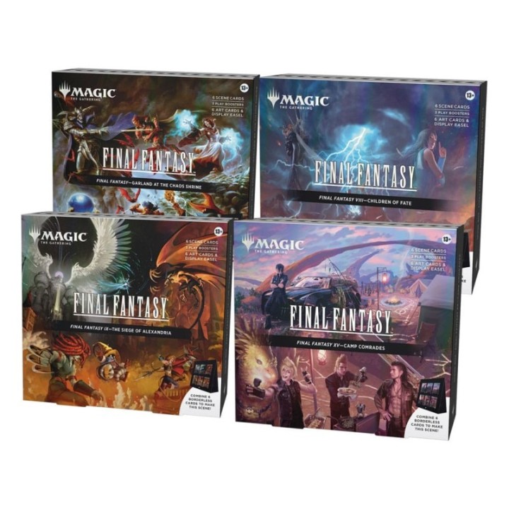 wizards of the coast magic the gathering final fantasy cajas de escena  4  ingles