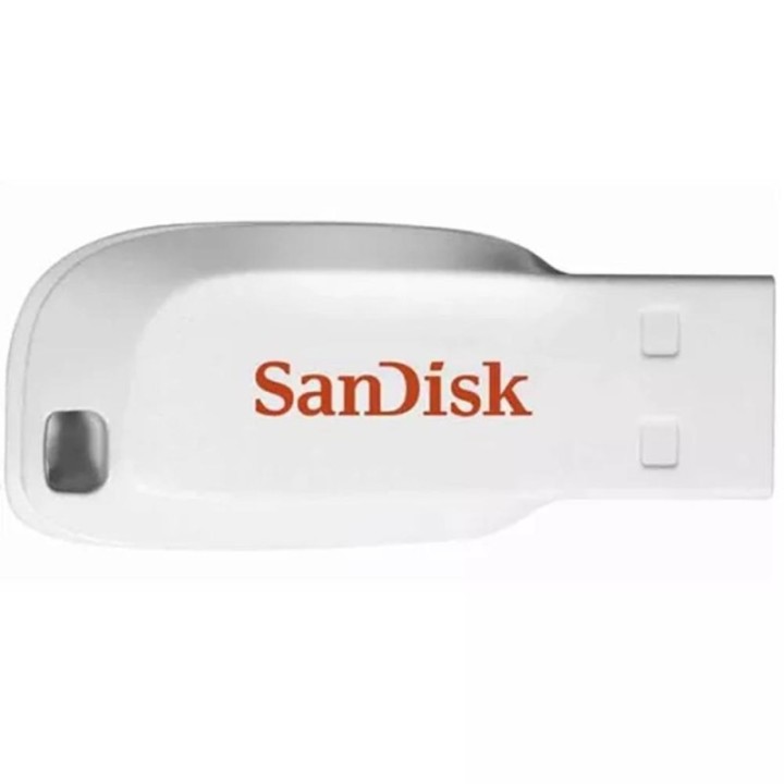 sandisk memoria usb 2.0 sandisk 16gb cruzer blade blanca