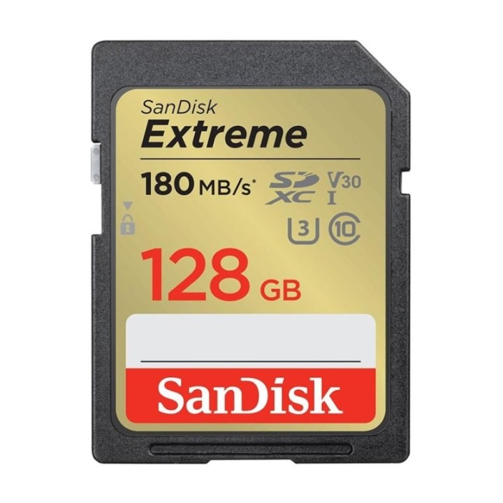 sandisk tarjeta memoria secure digital sdxc 128gb sandisk extreme clase 10 uhs   i u3