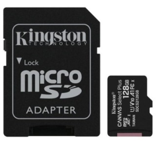 kingston tarjeta memoria micro secure digital sd hc 128gb kingston canvas select plus clase 10 uhs