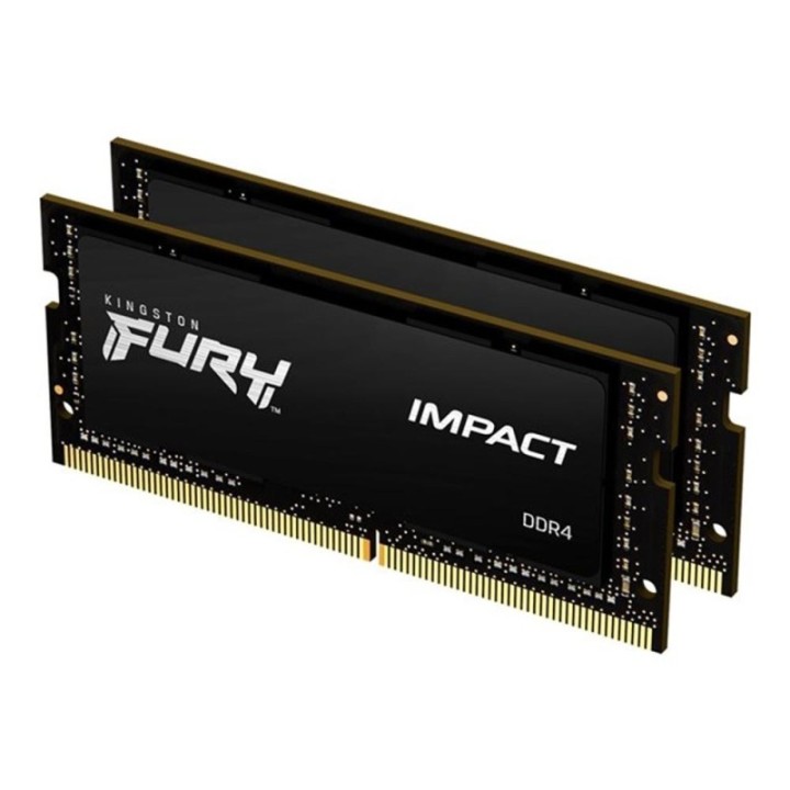 kingston memoria ram ddr4 64gb 2x32gb kingston   3200mhz   pc4   25600   fury impact   cl20   1.2v