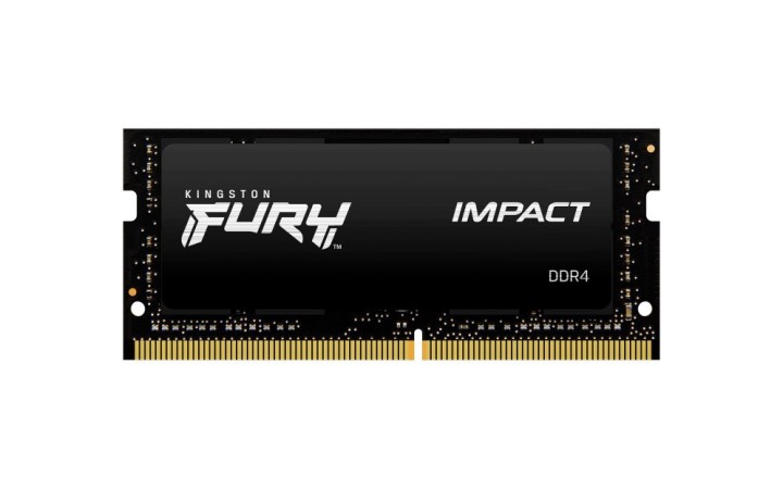 kingston memoria ddr4 8gb kingston   3200mhz   pc4   25600   fury impact   1.2v   sodimm