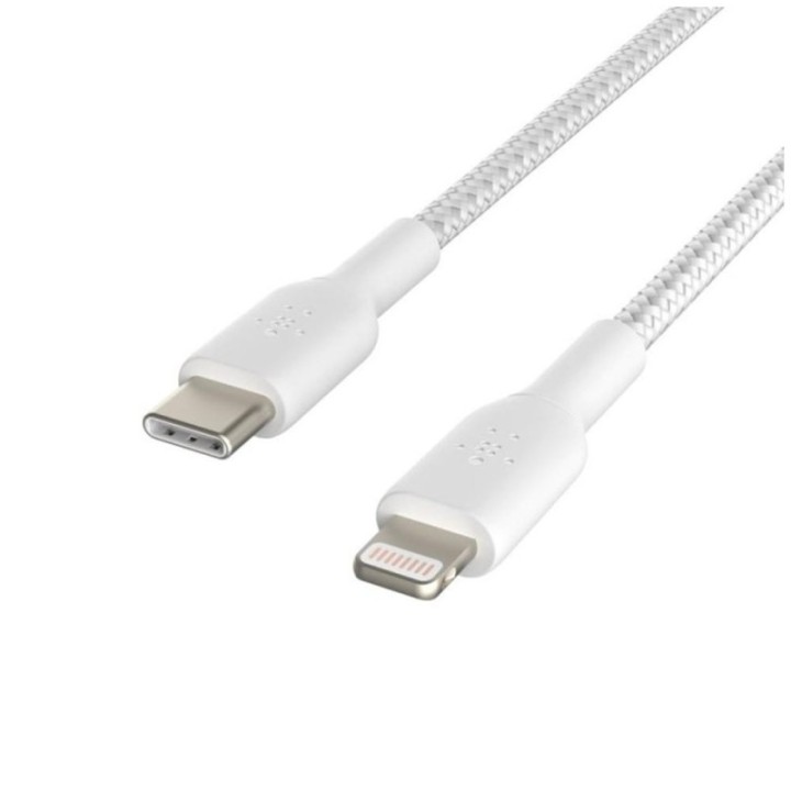 belkin cable lightning a usb tipo c belkin 1m    macho   macho    blanco