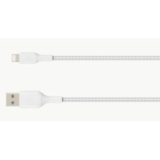 belkin cable lightning a usb tipo a belkin 1m    macho   macho    blanco