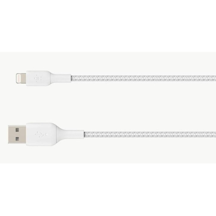 belkin cable lightning a usb tipo a belkin 1m    macho   macho    blanco