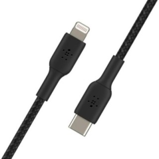 belkin cable lightning a usb tipo c belkin 1m    macho   macho    negro