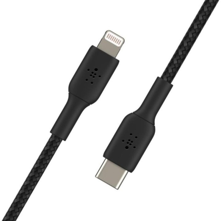 belkin cable lightning a usb tipo c belkin 1m    macho   macho    negro
