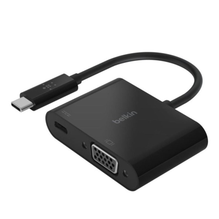 belkin adaptador usb tipo c a usb tipo c   vga belkin macho   hembra   negro