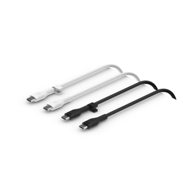 belkin cable usb tipo c belkin 1m    macho   macho    pack 2 blanco   negro