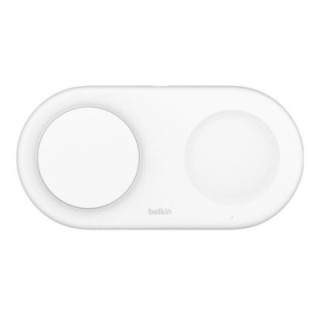 belkin base de carga inalambrica doble belkin wiz021vfwh blanca
