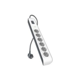 belkin regleta alimentacion belkin bsv603vf2m   v2 de proteccion contra sobretensiones 6 tomas boton