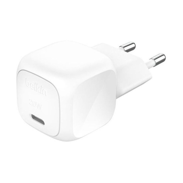 belkin cargador de pared belkin wca009kqwh 20w usb tipo c blanco