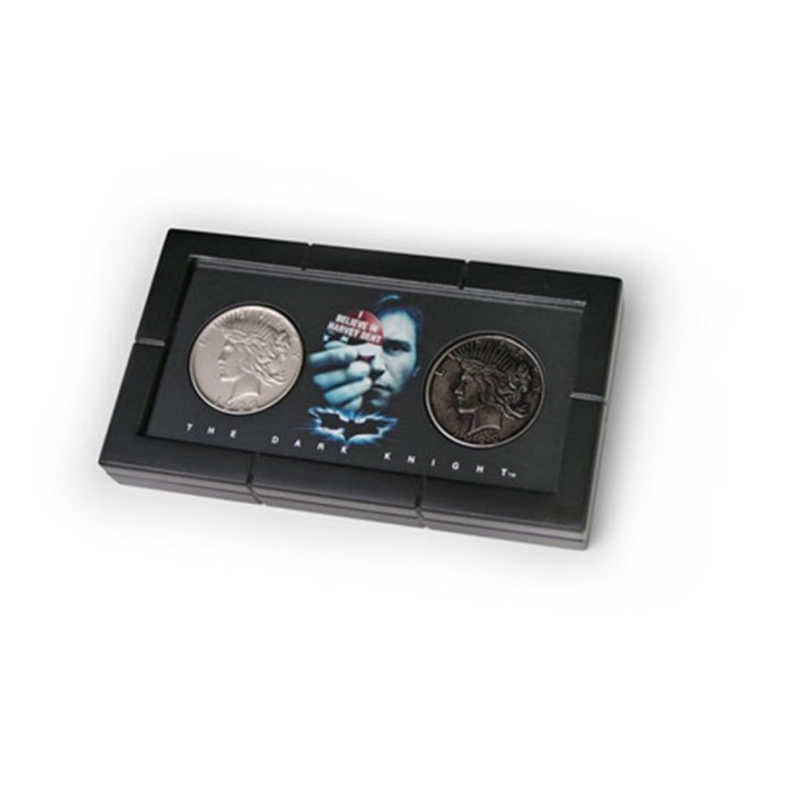 the noble collection set de 2 monedas the noble collection caballero oscuro harvey dent en caja dlx