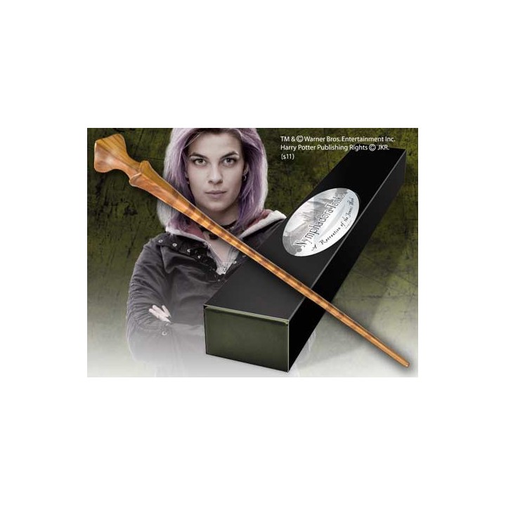 the noble collection replica the noble collection harry potter nymphadora tonks varita con caja y pl