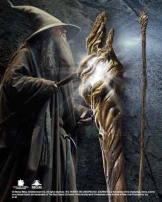 the noble collection replica the noble collection el hobbit vara de gandalf con luz 185 cm