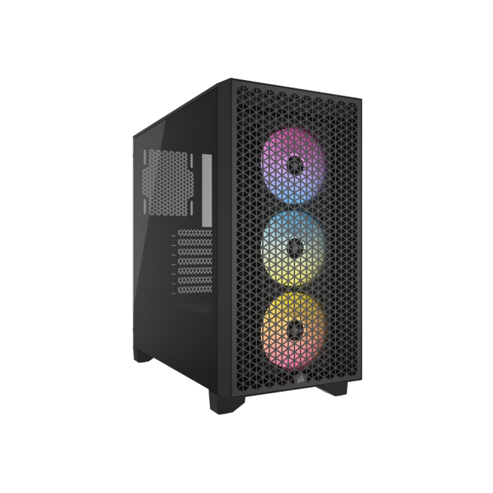 corsair caja corsair 3000d airflow mid tower cristal templado negra cc 9011251 ww
