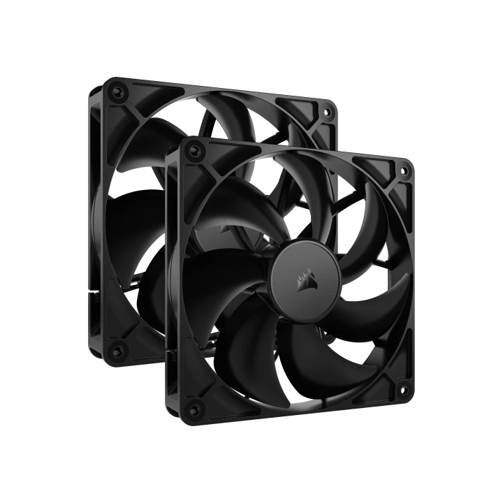 corsair corsair rs140 carcasa del ordenador ventilador 14 cm negro 2 pieza s