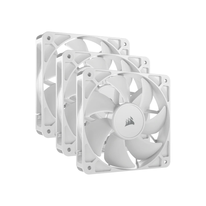 corsair corsair rs120 carcasa del ordenador ventilador 12 cm blanco 3 pieza s
