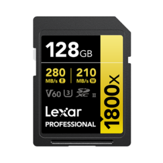 lexar lexar professional 1800x 128 gb sdxc uhs ii clase 10