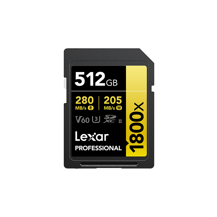lexar lexar professional 1800x 512 gb sdxc uhs ii clase 10