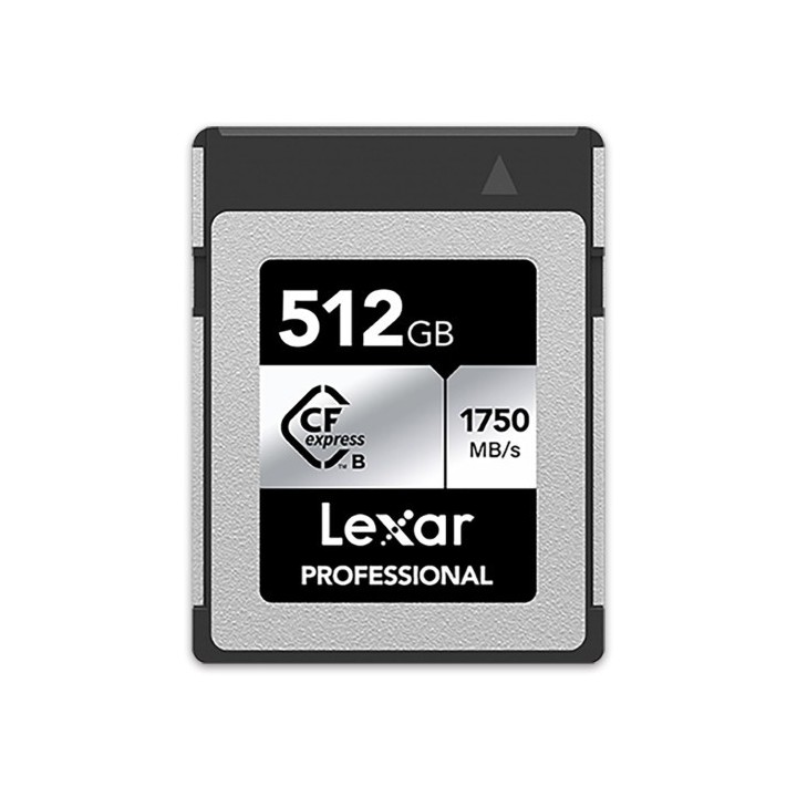 lexar lexar 512gb professional cfexpress type b card silver, up to 1750mb/s read 1300mb/s write