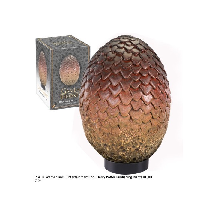 the noble collection replica the noble collection juego de tronos huevo de dragon drogon 20.32 cm