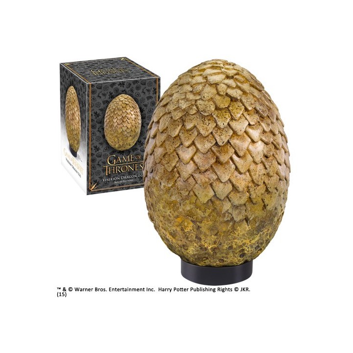 the noble collection replica the noble collection juego de tronos huevo de dragon viserion 20.32 cm