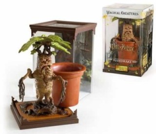 the noble collection figura the noble collection harry potter criaturas magicas no 17 mandragora
