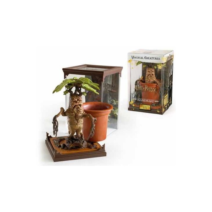 the noble collection figura the noble collection harry potter criaturas magicas no 17 mandragora
