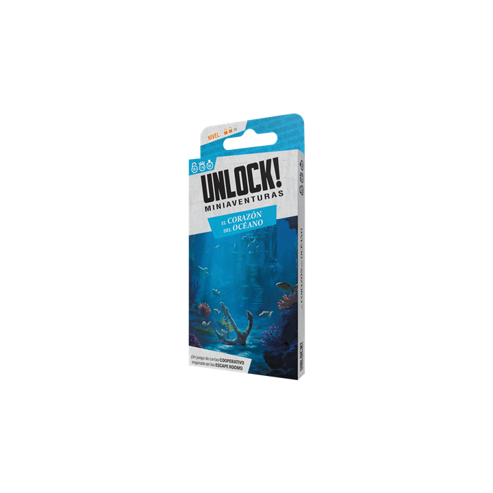 juegos juego de mesa unlock mini el corazon del oceano