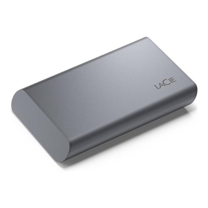 lacie disco duro externo lacie mobile secure 500gb usb tipo c gris