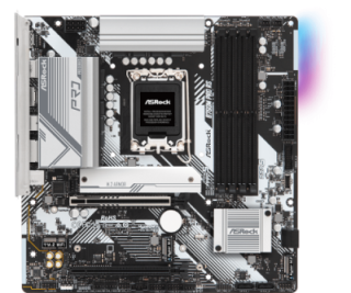 asrock asrock b760m pro rs intel b760 lga 1700 micro atx