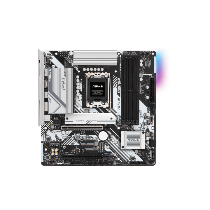 asrock asrock b760m pro rs intel b760 lga 1700 micro atx