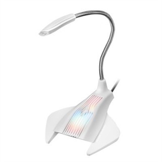 mars gaming microfono mars gaming rgb blanco