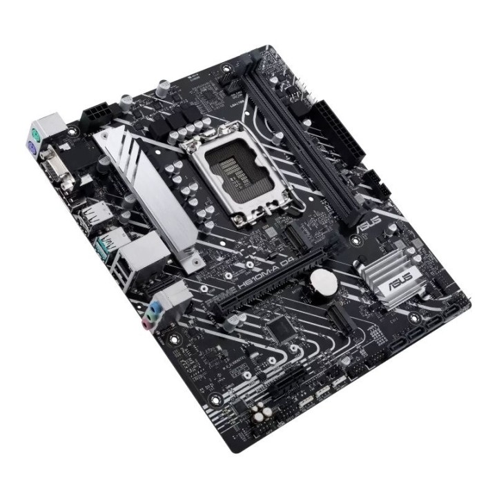 asus placa base prime h610m a csm d4  matx 1700