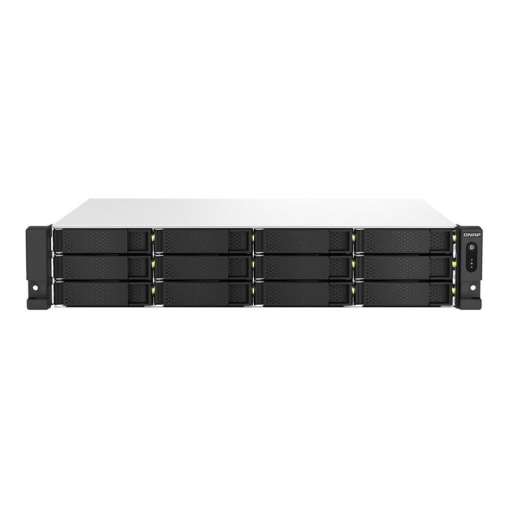 qnap servidor nas qnap ts   1264u   rp   8g 12 bahias 2u rack 8gb gigabit ethernet