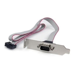startechcom adaptador startech header cabezal bracket serie serial rs232 a idc placa base perfil baj