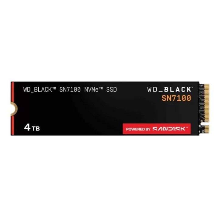wd black sn7100 ssd 4tb pcie gen4x4 7250mb s