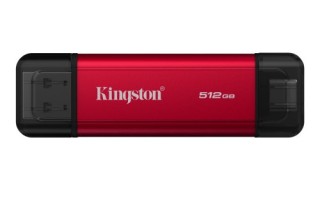 kingston kingston technology 512gb dual usb a/c portable ssd, up to 1050mb/s usb 3.2 gen 2
