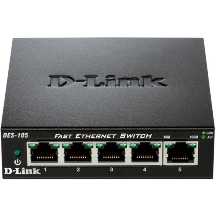 d   link switch 5 puertos 10   100 fast ethernet d   link