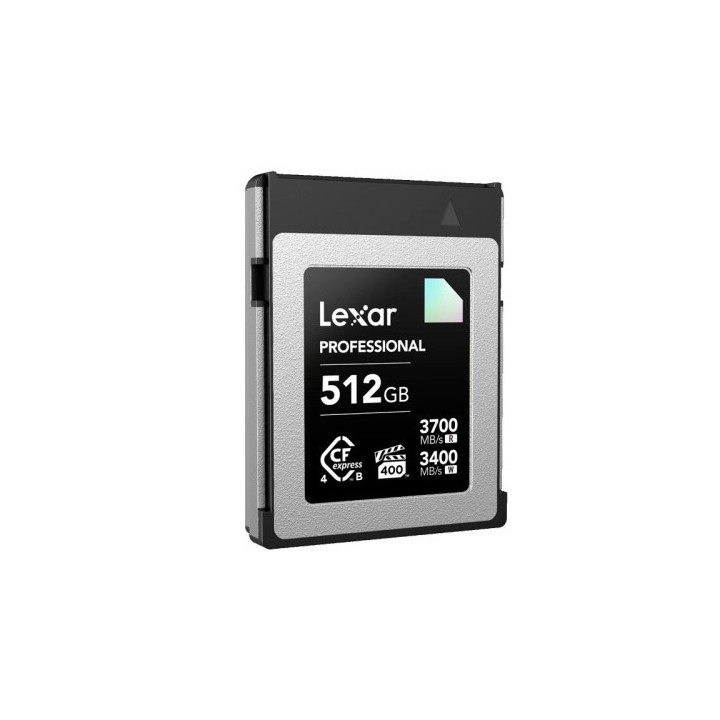 lexar lexar 512gb professional cfexpress 4.0 type b card, up to 3700mb/s read 3400mb/s write. vpg 40