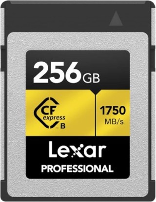 lexar lexar 256gb professional cfexpress 4.0 type b card, up to 3700mb/s read 3400mb/s write. vpg 40