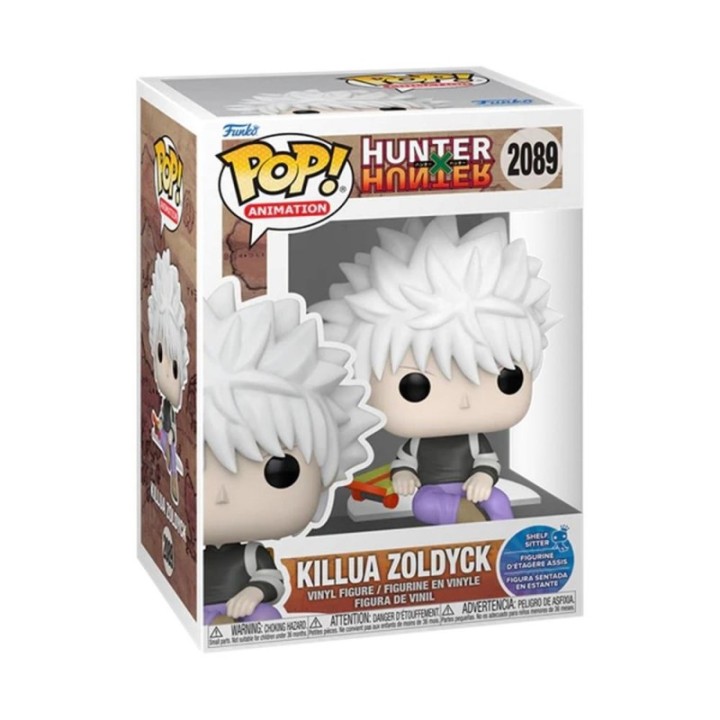 funko funko pop animacion hunter x hunter killua zoldyck shelf sitter