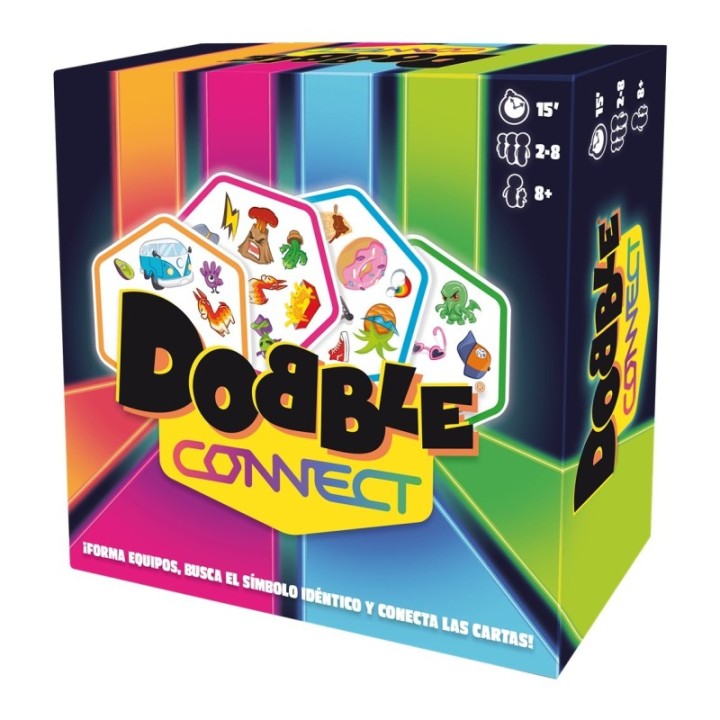 juegos juego de mesa dobble connect edad recomendada 8 anos