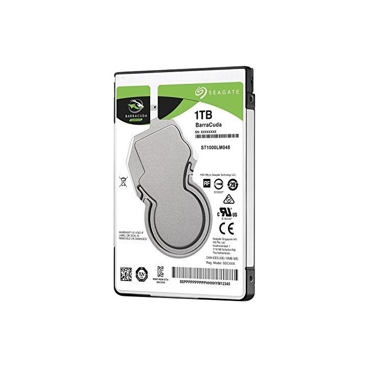 seagate disco duro interno hdd seagate barracuda st1000lm048 1tb 2.5 pulgadas sata 7mm  5400rpm  buf