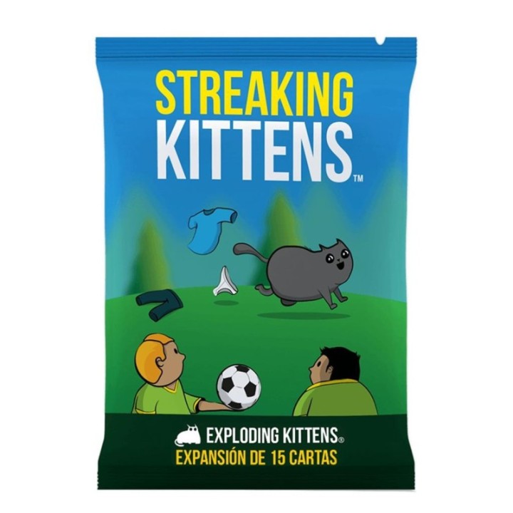 juegos juego de mesa pack expansion exploding kittens streaking kittens pegi 7