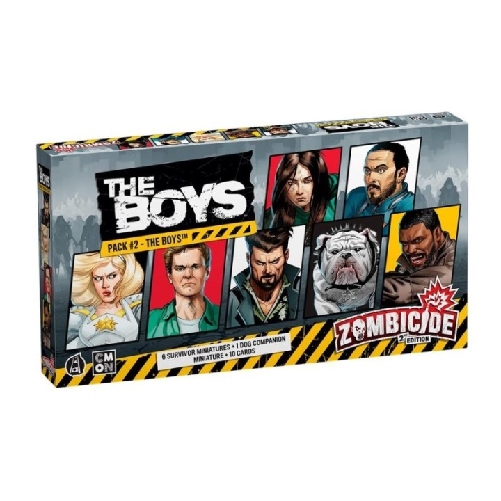 juegos juego de mesa zombicide 2e  the boys pack 2 the boys edad recomendada 14 anos