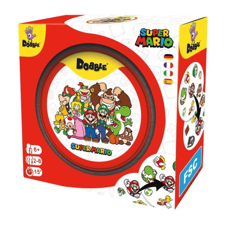 juegos juego de mesa dobble super mario edad recomendada 7 anos