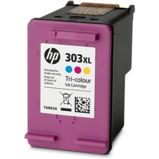 hp cartucho tinta hp original 303xl t6n03ae tricolor cian magenta amarillo